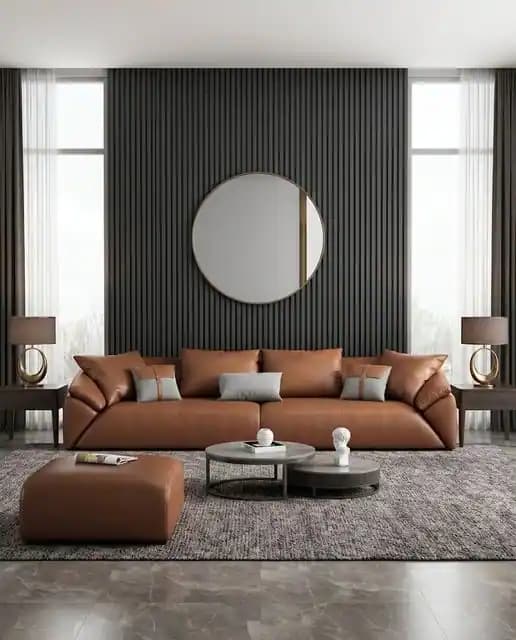 The Valencia Leather Sofa